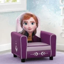 Delta Children Kids’ Chairs Frozen II Anna Figural Upholstered Kids Chair