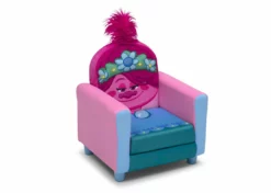 Delta Children Trolls World Tour Poppy Figural Upholstered Kids Chair Kids’ Chairs
