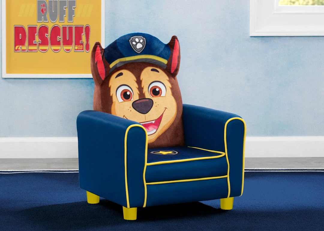 Delta Children Kids’ Chairs PAW Patrol Chase Figural Upholstered Kids Chair 3 Delta Children Kids’ Chairs PAW Patrol Chase Figural Upholstered Kids Chair