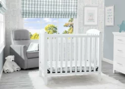 Delta Children Sprout Mini Crib With Mattress Baby Cribs