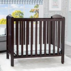 Delta Children Sprout Mini Crib With Mattress Baby Cribs