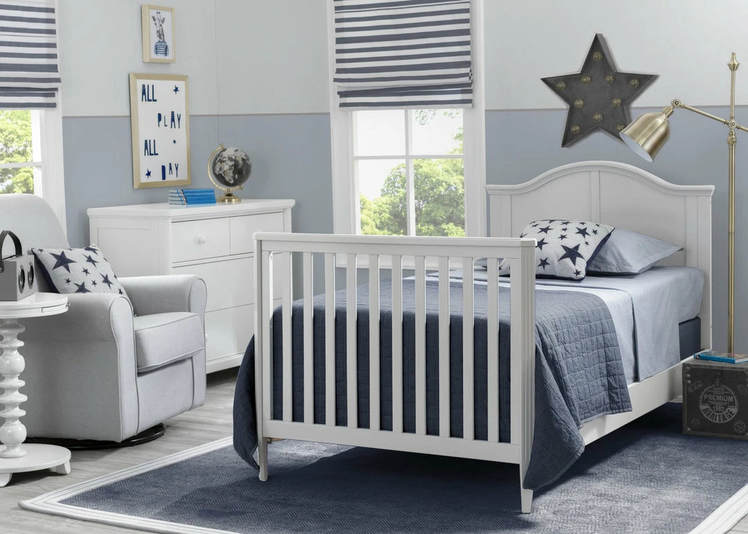 Delta Children Parker Mini Convertible Baby Crib With Mattress And 2 Sheets 12 Delta Children Parker Mini Convertible Baby Crib With Mattress And 2 Sheets