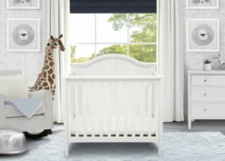 Delta Children Parker Mini Convertible Baby Crib With Mattress And 2 Sheets 24 Delta Children Parker Mini Convertible Baby Crib With Mattress And 2 Sheets