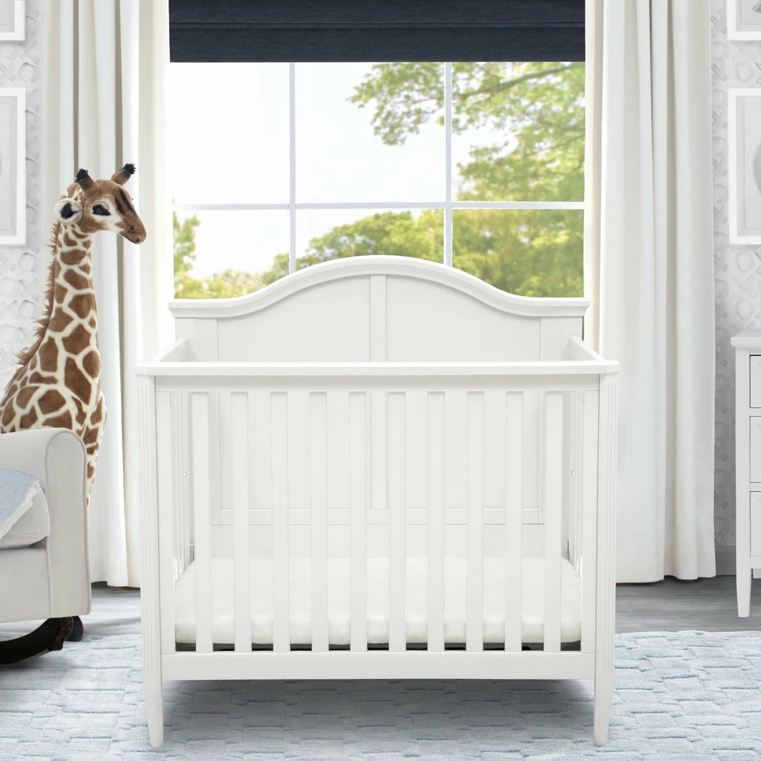 Delta Children Parker Mini Convertible Baby Crib With Mattress And 2 Sheets 10 Delta Children Parker Mini Convertible Baby Crib With Mattress And 2 Sheets