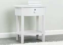 Delta Children Farmhouse Nightstand With Drawer