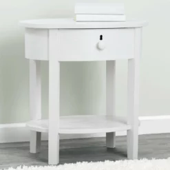 Delta Children Farmhouse Nightstand With Drawer