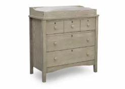 Delta Children Dressers & Changing Tables Farmhouse 3 Drawer Dresser With Changing Top