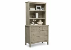 Delta Children Dressers & Changing Tables Farmhouse 3 Drawer Dresser With Changing Top