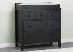 Delta Children Dressers & Changing Tables Farmhouse 3 Drawer Dresser With Changing Top
