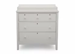 Delta Children Dressers & Changing Tables Farmhouse 3 Drawer Dresser With Changing Top