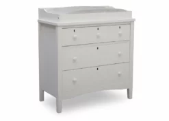 Delta Children Dressers & Changing Tables Farmhouse 3 Drawer Dresser With Changing Top