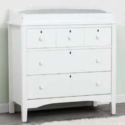 Delta Children Dressers & Changing Tables Farmhouse 3 Drawer Dresser With Changing Top