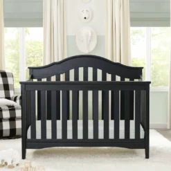 Delta Children Farmhouse 6-in-1 Convertible Baby Crib Baby Cribs