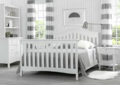 Delta Children Farmhouse Nightstand With Drawer