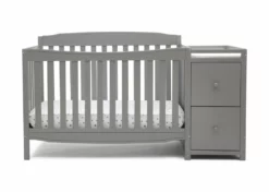 Delta Children Baby Cribs Mason Convertible 6-in-1 Crib And Changer