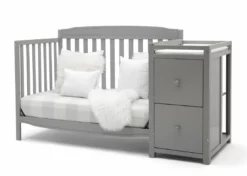 Delta Children Baby Cribs Mason Convertible 6-in-1 Crib And Changer