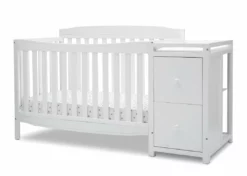 Delta Children Baby Cribs Mason Convertible 6-in-1 Crib And Changer