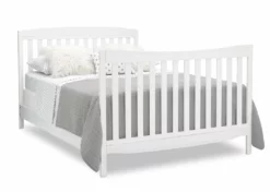 Delta Children Baby Cribs Mason Convertible 6-in-1 Crib And Changer