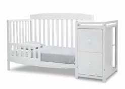 Delta Children Baby Cribs Mason Convertible 6-in-1 Crib And Changer