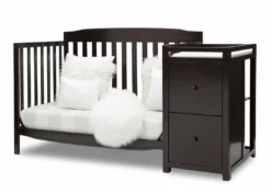 Delta Children Baby Cribs Mason Convertible 6-in-1 Crib And Changer