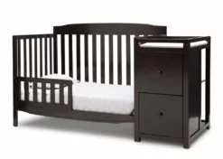 Delta Children Baby Cribs Mason Convertible 6-in-1 Crib And Changer