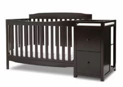Delta Children Baby Cribs Mason Convertible 6-in-1 Crib And Changer