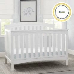 Delta Children Baby Cribs Waverly 6-in-1 Convertible Crib