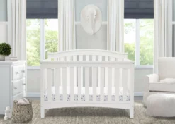 Delta Children Baby Cribs Waverly 6-in-1 Convertible Crib