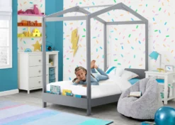 Delta Children Poppy House Twin Bed Twin Beds & Headboards