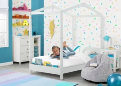 Delta Children Poppy House Twin Bed Twin Beds & Headboards