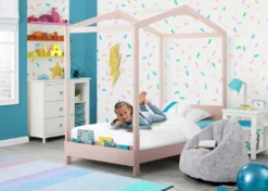 Delta Children Poppy House Twin Bed Twin Beds & Headboards