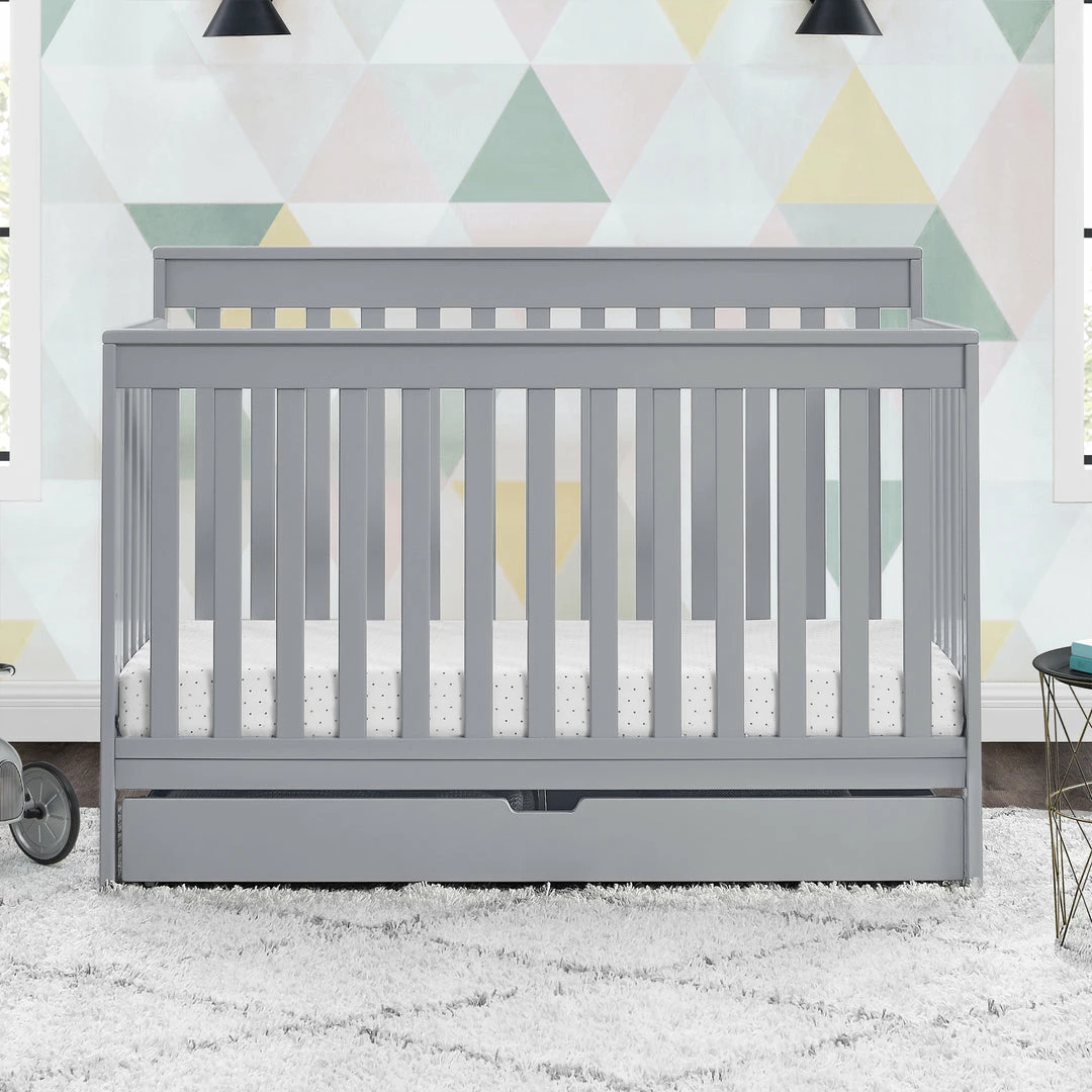 Delta Children Baby Cribs Mercer 6-in-1 Convertible Crib With Storage Trundle 30 Delta Children Baby Cribs Mercer 6-in-1 Convertible Crib With Storage Trundle