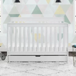 Delta Children Baby Cribs Mercer 6-in-1 Convertible Crib With Storage Trundle 60 Delta Children Baby Cribs Mercer 6-in-1 Convertible Crib With Storage Trundle