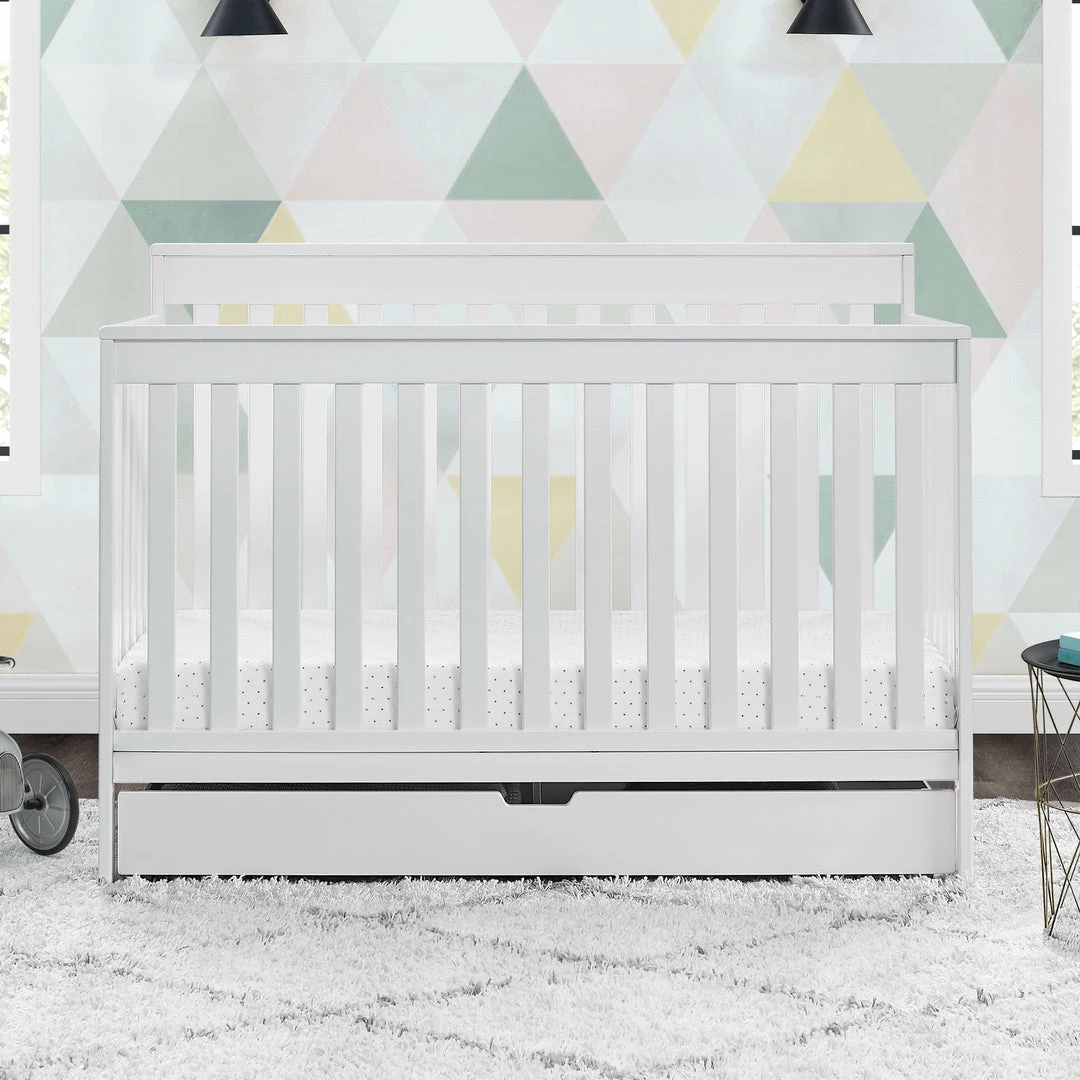Delta Children Baby Cribs Mercer 6-in-1 Convertible Crib With Storage Trundle 31 Delta Children Baby Cribs Mercer 6-in-1 Convertible Crib With Storage Trundle