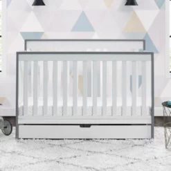 Delta Children Baby Cribs Mercer 6-in-1 Convertible Crib With Storage Trundle 61 Delta Children Baby Cribs Mercer 6-in-1 Convertible Crib With Storage Trundle