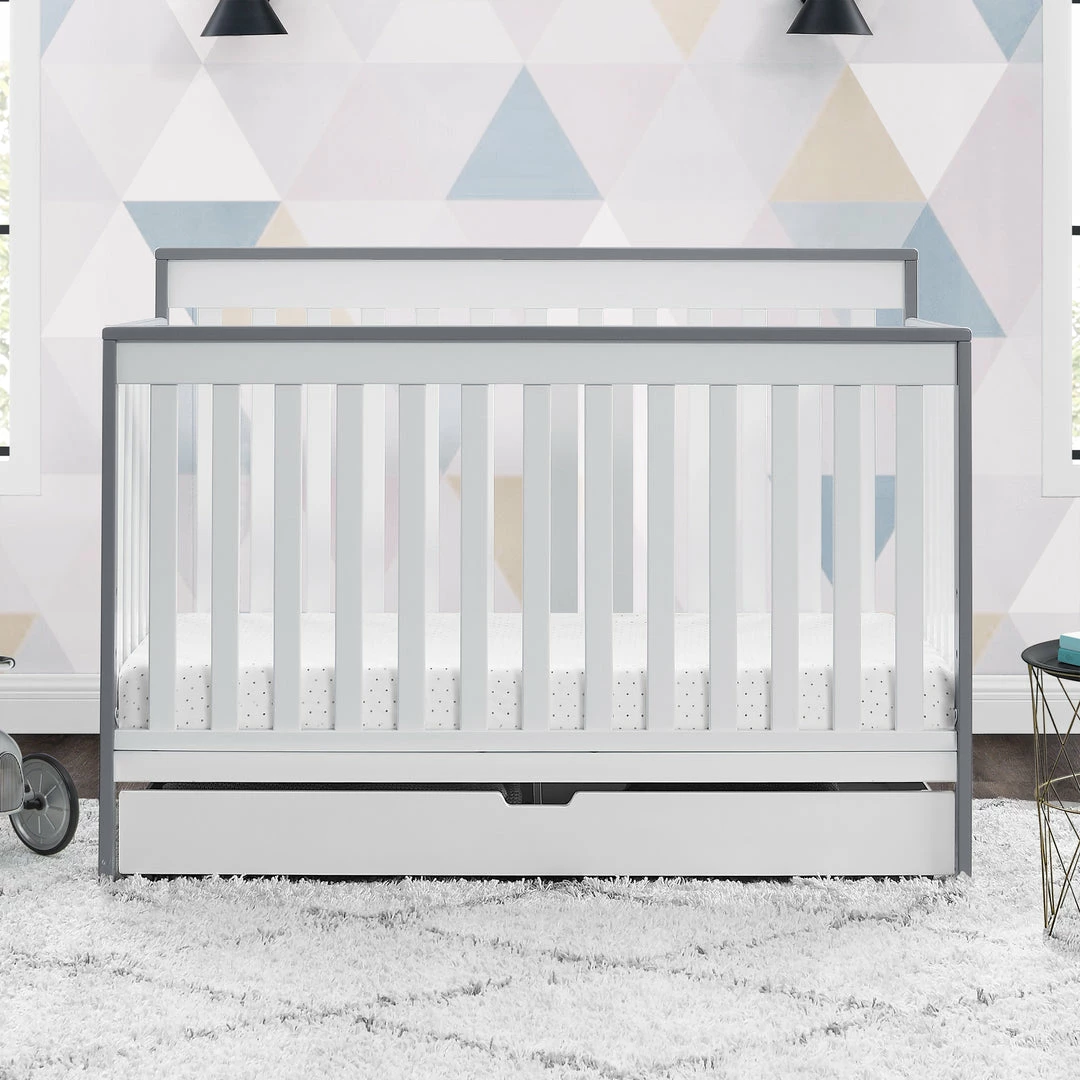 Delta Children Baby Cribs Mercer 6-in-1 Convertible Crib With Storage Trundle 32 Delta Children Baby Cribs Mercer 6-in-1 Convertible Crib With Storage Trundle