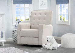 Delta Children Gavin Nursery Glider Swivel Recliner Featuring LiveSmart Fabric By Culp Gliders & Rocking Chairs