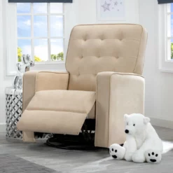 Delta Children Gavin Nursery Glider Swivel Recliner Featuring LiveSmart Fabric By Culp Gliders & Rocking Chairs