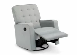 Delta Children Gavin Nursery Glider Swivel Recliner Featuring LiveSmart Fabric By Culp Gliders & Rocking Chairs