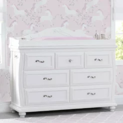 Simmons Kids Fairytale 7 Drawer Dresser With Changing Top Dressers & Changing Tables
