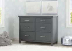 Simmons Kids Avery 6 Drawer Dresser With Changing Top Dressers & Changing Tables