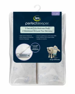 Serta Deluxe Crib Mattress Pad - 2 Pack Sheets & Mattress Covers 10 Serta Deluxe Crib Mattress Pad - 2 Pack Sheets & Mattress Covers