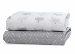 Delta Children Indie Fox Fitted Crib Sheets - 2 Pack