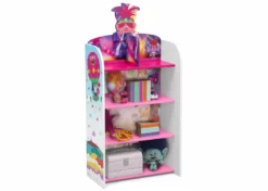 Delta Children Trolls World Tour Wooden Playhouse 4-Shelf Bookcase For Kids Sale 10 Delta Children Trolls World Tour Wooden Playhouse 4-Shelf Bookcase For Kids Sale