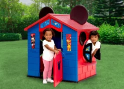 Delta Children Toys & Play Mickey Mouse Plastic Indoor/Outdoor Playhouse With Easy Assembly