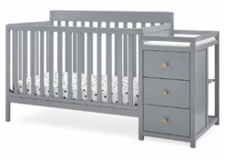 Delta Children Baby Cribs Flynn 5-in-1 Convertible Crib And Changer