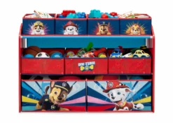 Delta Children PAW Patrol Deluxe 9 Bin Design And Store Toy Organizer