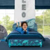 Delta Children Shark Upholstered Twin Bed