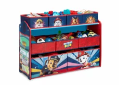 Delta Children PAW Patrol Deluxe 9 Bin Design And Store Toy Organizer