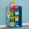Delta Children Baby Shark Wooden Playhouse 4-Shelf Bookcase For Kids